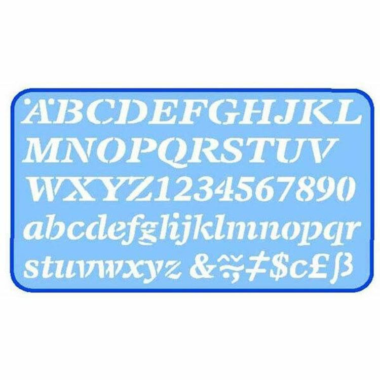 Picture of 2317 HELIX 20MM ITALIC LETTERING STENCIL